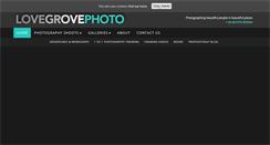 Desktop Screenshot of lovegrovephotography.com