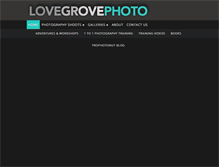 Tablet Screenshot of lovegrovephotography.com
